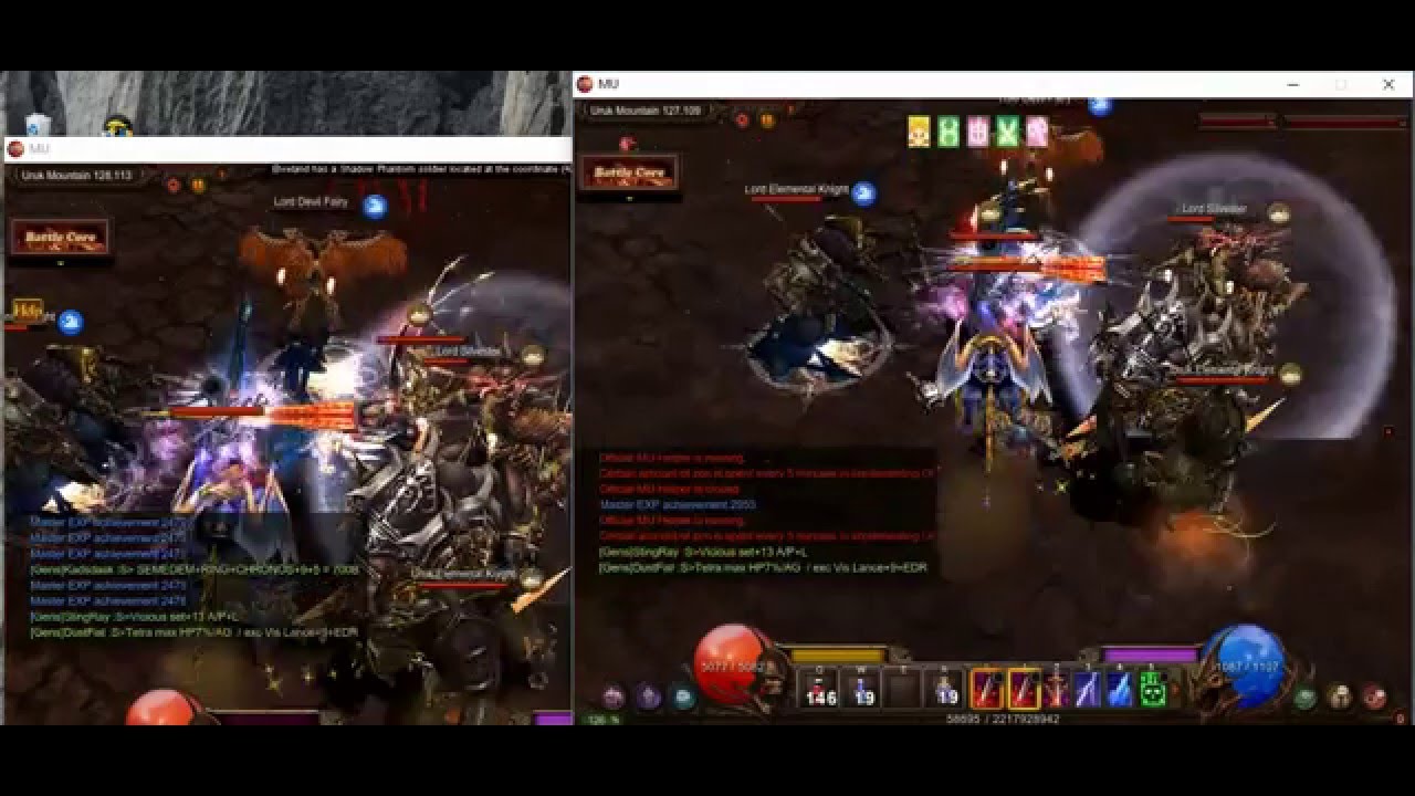 [Mu Online]MG+ VitBM hunt Lord Silvester (uruk boss)