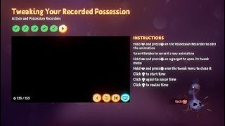 Dream shaping tutorials: Animation (Actions and Possession Recorders step #6)