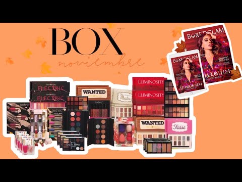 Boxed glam???mi caja del mes de noviembre ????maquillaje#sombras#labiales#negocio#belleza#