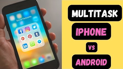 how to do split screen multitasking on iPhone vs android #iphone #iphonetricks