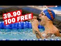 Caeleb Dressel 39.90 100 Freestyle Race &amp; Analysis | 2018 NCAAs