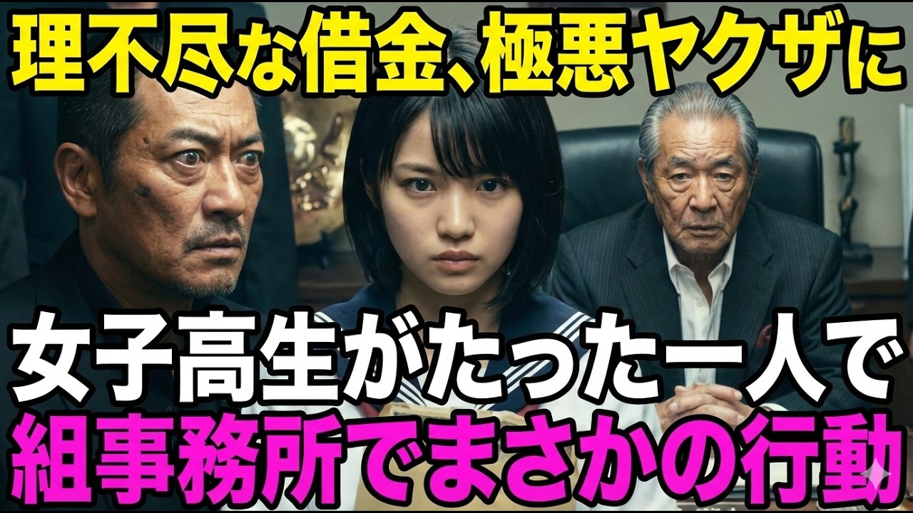 ヤクザの組長が震えた！？17歳の女子高生が組事務所に乗り込み100人の男達を黙らせた驚愕の理由とは？【スカッとする話】