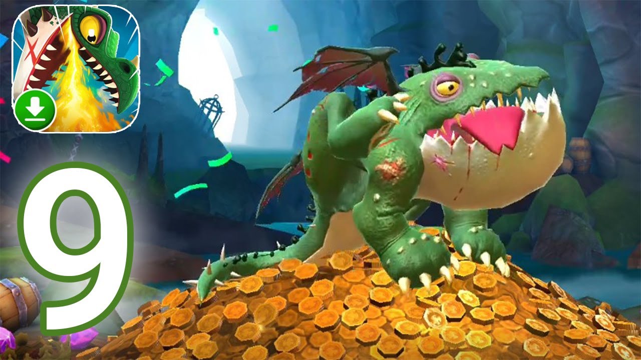 Hungry Dragon Gameplay Walkthrough Part 9 Jawfrey Dragon (iOS