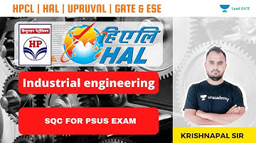 SQC for PSUs Exam | Questions for HAL,HPCL,UPRVUNL | Industrial Engineering | Krishanpal Singh