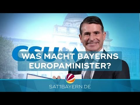 Europaminister Eric Beißwenger begrüßt das Konsularische Korps in der Bayerischen Staatskanzlei