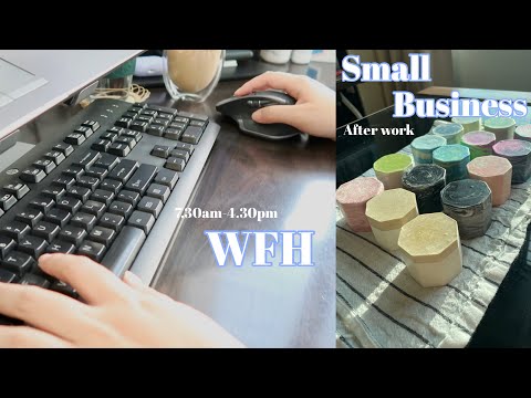 WFH as Female Engineer + Working on SMALL BUSINESS | Life in Singapore | Online Shop Vlog