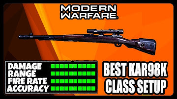 NEW OVERPOWERED KAR98K CLASS SETUP IN WARZONE! BEST KAR98K CLASS SETUP!