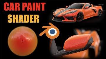 Blender - Easy Car Paint Shader in Blender 2.93