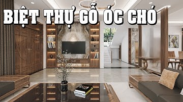 CHOÁNG NGỢP với nội thất full gỗ Óc Chó cho biệt thự 3 tầng | Nhà Đẹp Sunhome