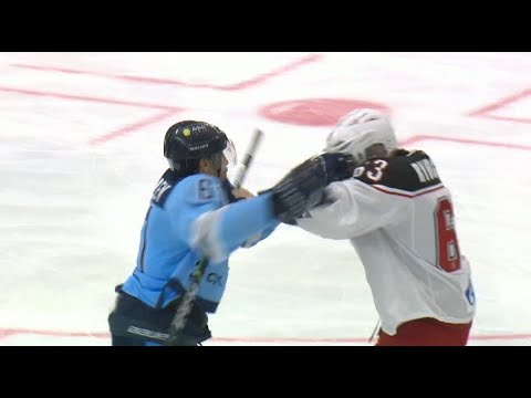 KHL Fight: Yakovlev VS Rydchenko