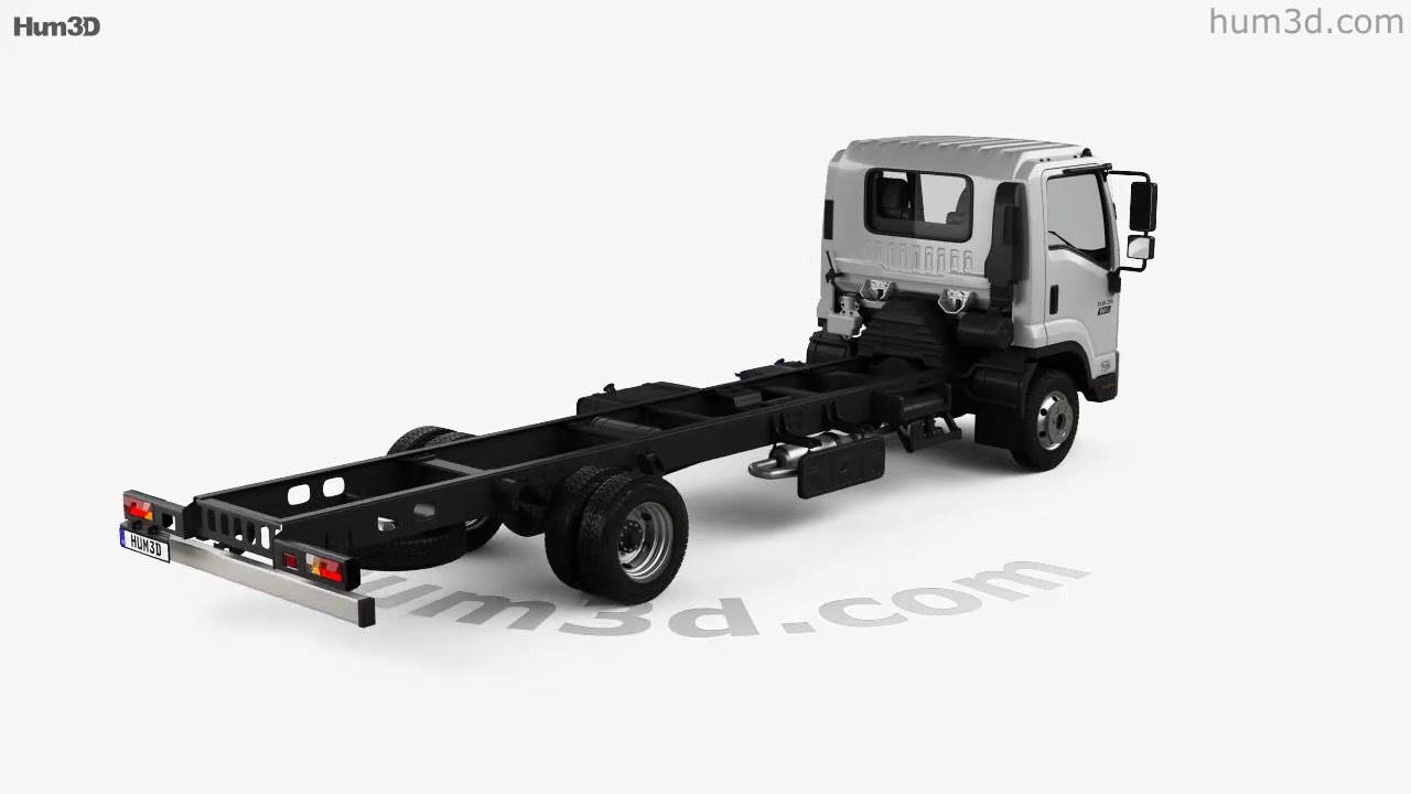Isuzu Forward Chassis Truck 2021 3D model by YouTube