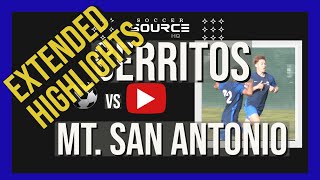 Extended Highlights | Cerritos Men's Soccer vs. Mt. San Antonio | 10.11-12.22.