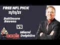 NFL Picks - Baltimore Ravens vs Miami Dolphins Prediction, 11/11/2021 Week 10 NFL Best Bet Today