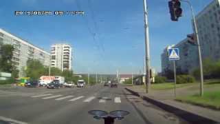 Видео Мотоциклист въехал во внедорожник от city-n.ru ГОРОД НОВОСТЕЙ (Новокузнецк), Производственная улица, Новокузнецк, Россия