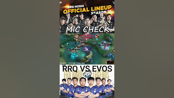 Mic Check EL Classico RRQ vs EVOS #shorts #rrqhoshi #evos #mlbb