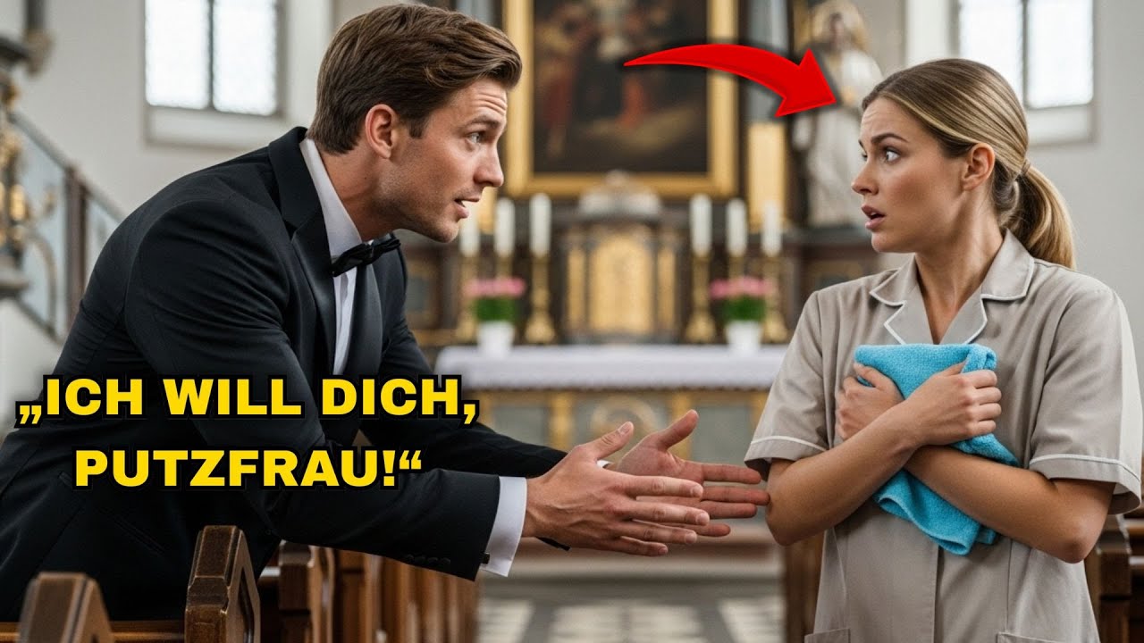 „MEINE VERLOBTE HAT MICH IM STICH GELASSEN. HEIRATE MICH, PUTZFRAU“ SAGTE DER MILLIONÄR VERZWEIFELT