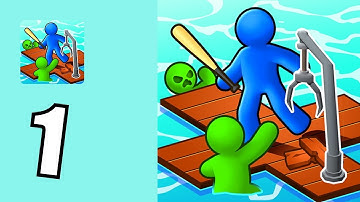 Zombie Raft - Gameplay Walkthrough Part 1 -  (iOS, Android Gameplay) | LHT Gaming