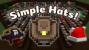 SIMPLE HATS MOD! | MOD SHOWCASE | 1.19.2
