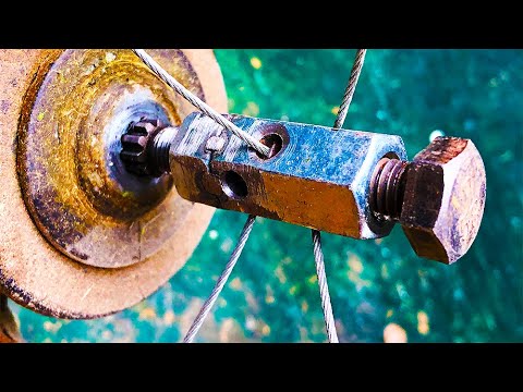 Eternal trimmer reel with your own hands! Everything ingenious, simple ...