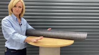 How to wrap a ROUND TABLE TOP