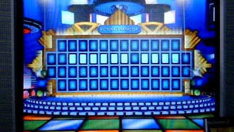 PS2 Wheel of Fortune Run Game 81 Part 2