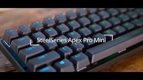 ASMR SteelSeries Apex Pro Mini Wireless Mechanical Gaming Keyboard