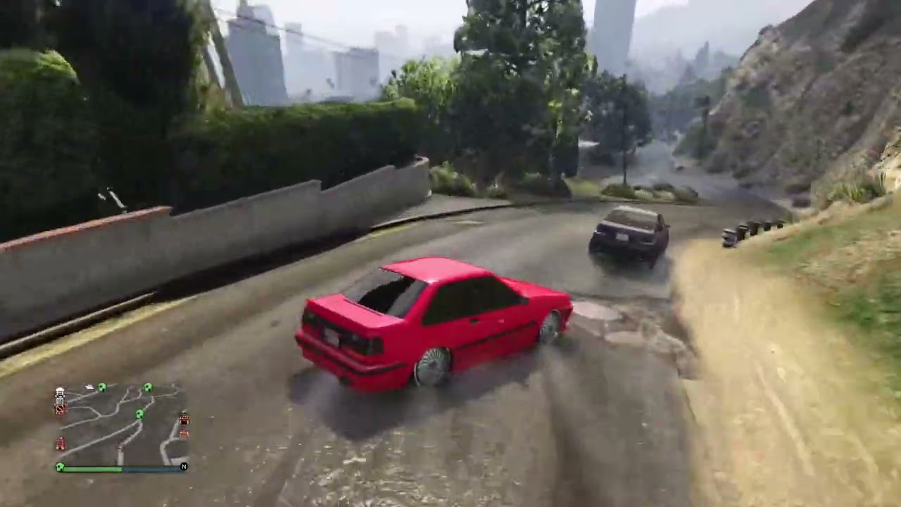 Drifting in the hills, Gta 5 Online