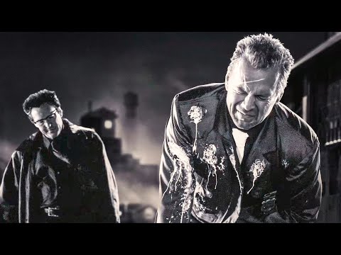 Hartigan Saves The Girl First Shootout Scene Sin City CLIP 4K