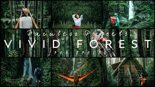 Vivid Forest - Lightroom Mobile Preset DNG | Free Download | Forest Preset | Green Preset | Tutorial screenshot 1