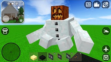How to Summon SNOW GOLEM in MINI BLOCK CRAFT