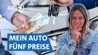 Auto verkaufen. Was Händler für irre Preise bieten | Dürfen Die Das? | NDR