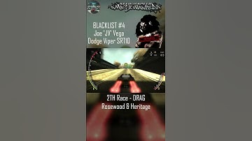 4 - JV - Dodge Viper SRT10 - NFS MOST WANTED 2005 - 2 RACE