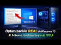 🥇Cómo optimizar Windows 10 para máximo rendimiento ⚡