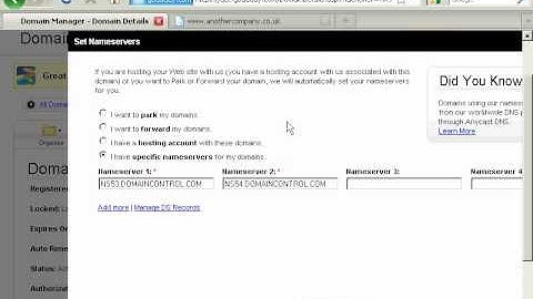 How To Set Up Name Server For Your Domains