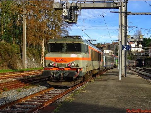 Circulation ferroviaire en gare de Bayonne