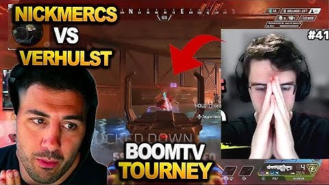 TSM Verhulst  vs Nickmercs Team in Boomtv $10,000 tournament!! TSM WITHOUT HAL!! ( apex legends )