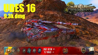 UDES 16, 9.3 K Damage, 5 Kills, El Halluf - World of Tanks