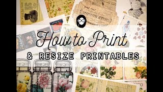 How to Print And Resize PDF Printables from TsunamiRose Etsy Shop