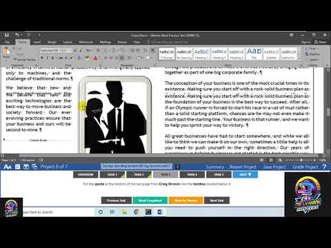 Project 6 MOS Word 2016 Exam 1 | MR. LY KHANH - MOS Certification