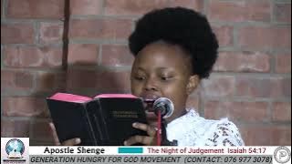 GENERATION HUNGRY FOR GOD  2024 APOSTLE SHENGE FULL VIDEO