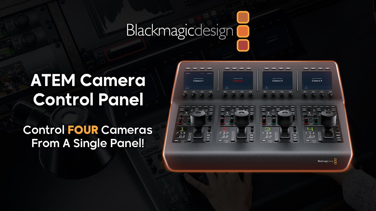 Blackmagic Design | ATEM Camera Control Panel - YouTube