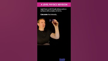 Calculate the Intensity - A Level Physics #Shorts