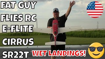 THE GREAT E-FLITE CIRRUS SR22T- EVENING SORTIE by Fat Guy Flies RC
