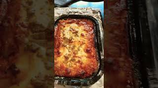 Yummy Costco Lasagna and Garlic Bread for Dinner shorts ytshorts shortsvideo lasagna