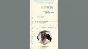 Inverted index in Python (less than 100 Lines)#python #engineering #django #technology #coding