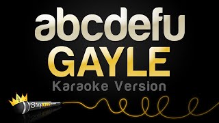 GAYLE - abcdefu (Karaoke Version)