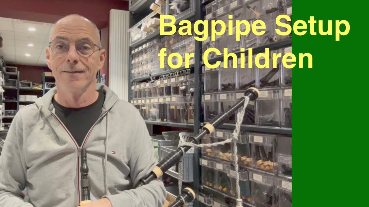 Bagpipe Setup for Children