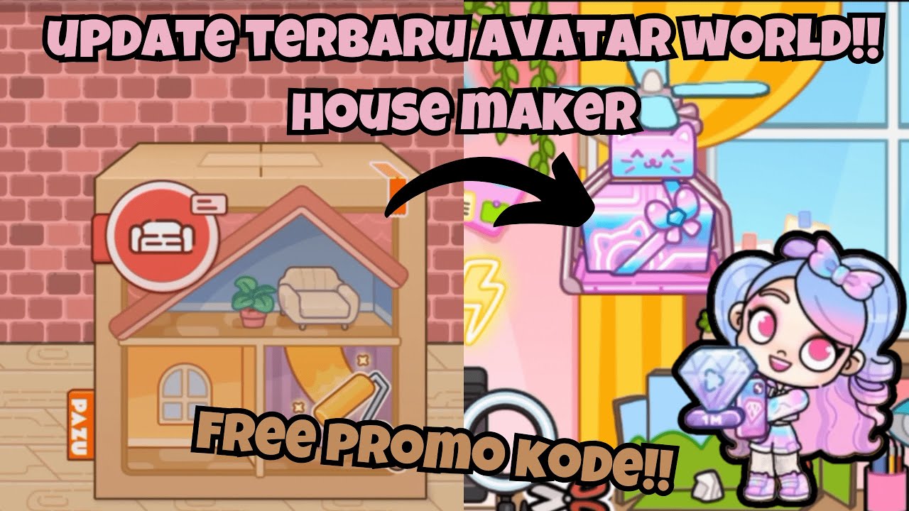 UPDATE TERBARU AVATAR WORLD!!! || HOUSE MAKER || ADA PROMO CODE DI