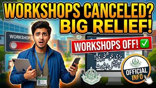 AIOU Big Updates || AIOU update 2026 ||Workshops Cancelled? 😱 Big Relief for Students