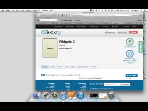 Add Widgets to iBooks Author